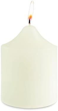 Efavormart Set of 12 Ivory Votive Candles