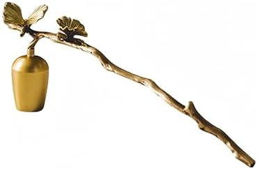Butterfly Brass Candle Snuffer with Long Handle