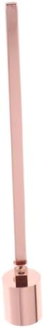 PRETYZOOM 2pcs Rose Gold Candle Snuffer and Wick Dipper Set