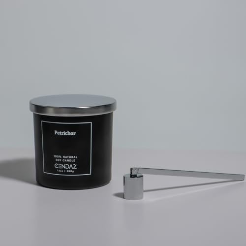 Cendaz Scented Candle with 3 Wicks and Free Snuffer