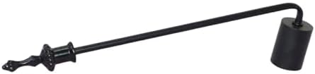 Stylish Metal Candle Snuffer with Long Handle Black