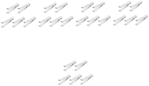IMIKEYA 25pcs Candle Extinguishing Clip Metal Wick Clamp for Snuffing
