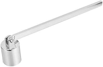 1Pc Elegant Stainless Steel Candle Snuffer Straight Hood Design