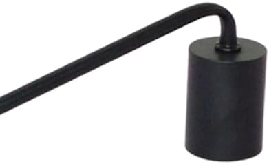 Stylish Metal Candle Snuffer with Long Handle Black
