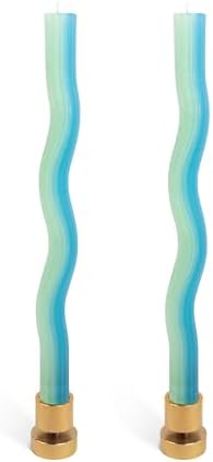 Wiggle Candles 2 Pack - Joyful Dancing Design Taper Candles