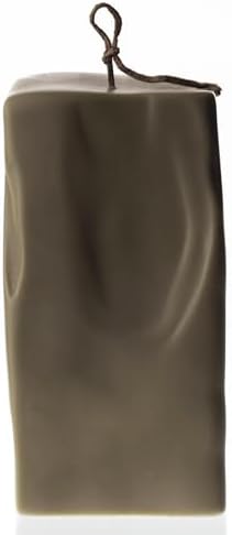 LAWA Raw Block Candle - Earthy Green Large