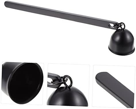 IMIKEYA Candle Snuffer with Long Handle Black Decor