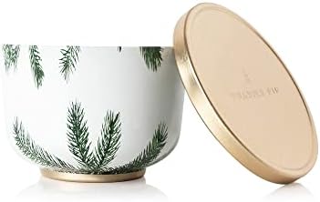 Thymes Frasier Fir Candle Tin with Gold Lid 65 oz