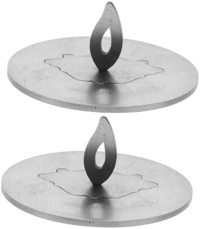 PRETYZOOM 2pcs Stainless Steel Candle Snuffer Decorative Extinguisher
