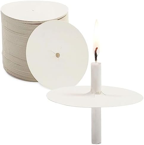 Juvale Candle Drip Protectors for Vigils 3 In 200 Pack