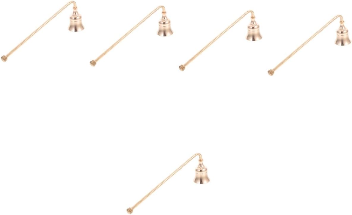 STOBAZA 5pcs Long Handle Candle Snuffer with Metal Wick Extinguisher