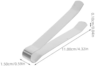 VOSAREA 5pcs Stainless Steel Candle Snuffer Tool Wick Clip Eco-Friendly
