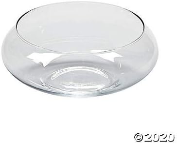 Fun Express Glass Floating Candle Bowl 7 Inch Diameter