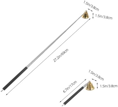 PRETYZOOM Adjustable Candle Snuffer Tool with Long Handle