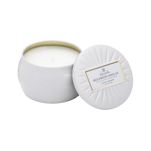 Voluspa Bourbon Vanille Mini Tin Candle 4 oz