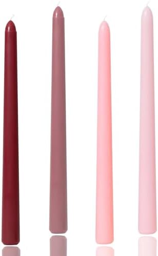 10 Inch Gradient Taper Candles Set of 4