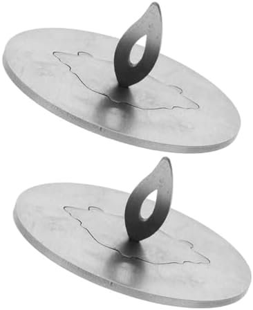 2pcs Stainless Steel Candle Snuffer with Windproof Design for Safe Extinguishing