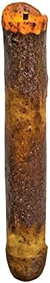 Wax-Look Drip Candle Burnt Ivory 6 Inch