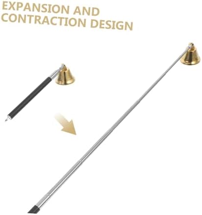 Cabilock Efficient Candle Extinguisher Tool Long Handle Wick Snuffer