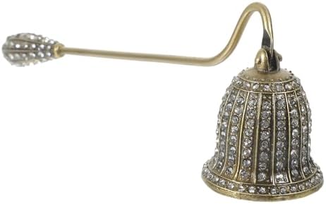 PRETYZOOM Antique Candle Snuffer with Rhinestone Inlay