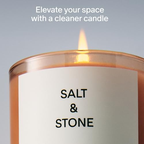 Salt Stone Aromatic Candle 50 Hour Burn Coconut Soy Blend