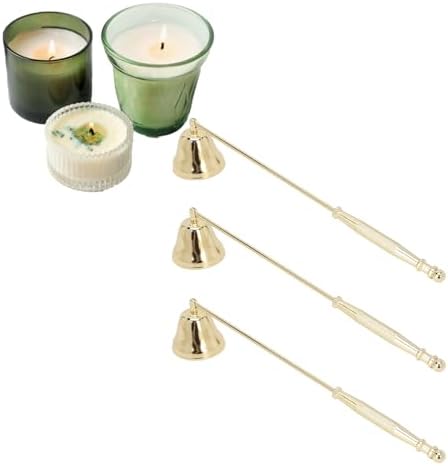 3 Pcs Candle Snuffer Iron Plating Candle Extinguisher Accessories