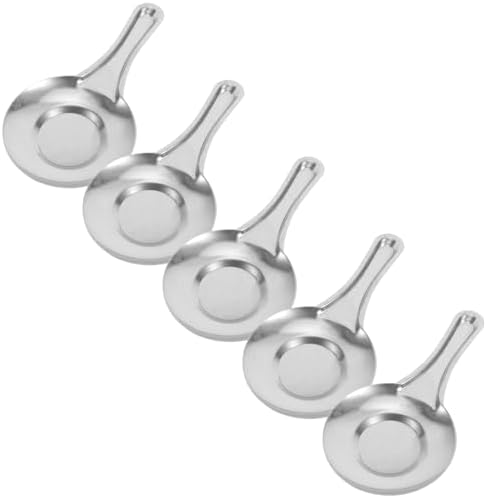 VOSAREA 5pcs Stainless Steel Candle Snuffer Set with Long Handle