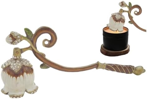 Elegant Lily of the Valley Candle Snuffer 63 Metal Handle Extinguisher