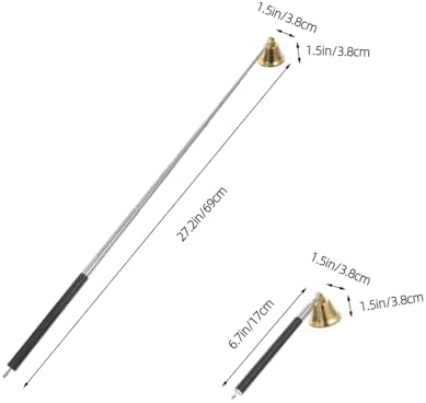 Cabilock Efficient Candle Extinguisher Tool Long Handle Wick Snuffer
