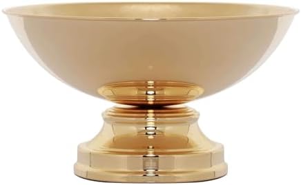 Efavormart 12 Inch Shiny Gold Floating Candle Bowl