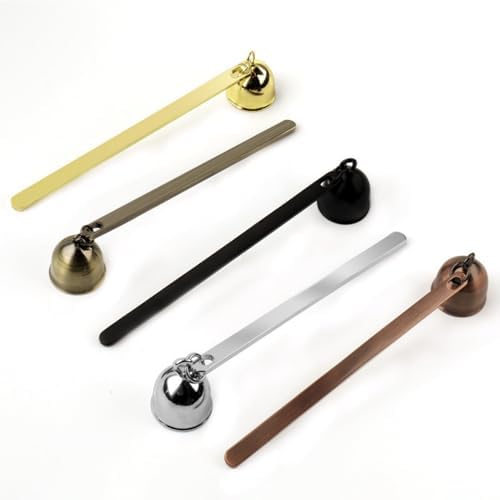 Red Copper Candle Snuffer with Long Handle