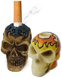 4 Pack Skull Cigarette Snuffers with Different Designs