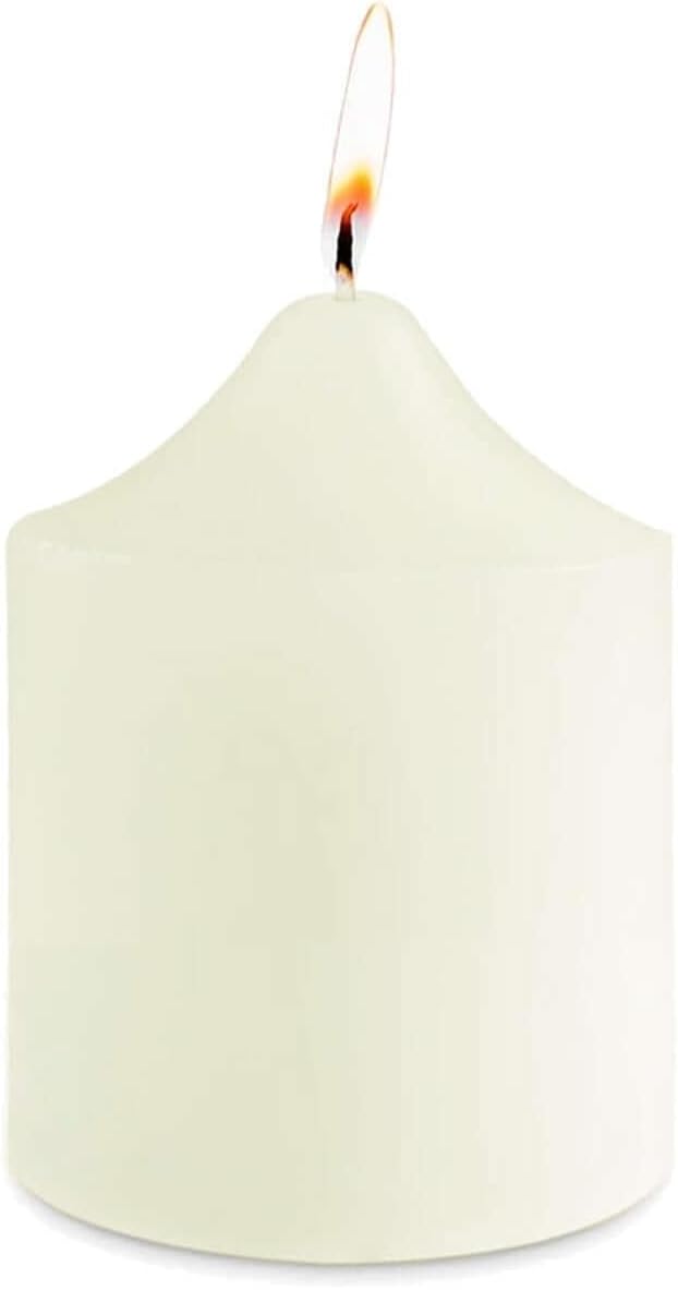 Efavormart Set of 12 Ivory Votive Candles