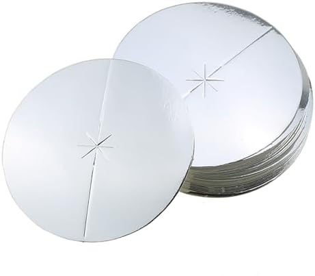 30PCS 8cm Diameter Paper Candle Holder Drip Protector