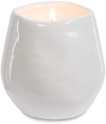 Pavilion 8 Oz Ceramic Candle Holder with Soy Wax and Serenity Scent