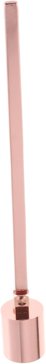 PRETYZOOM 2pcs Rose Gold Candle Snuffer and Wick Dipper Set