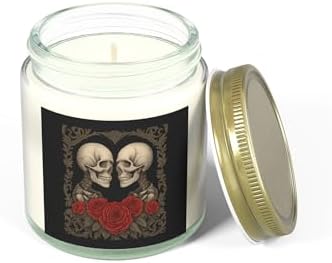Romantic Skull Scented Candles for Gothic Home Decor