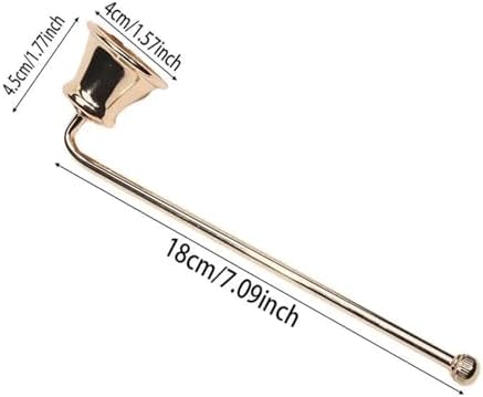 6Pcs Candle Snuffer Bell Shaped Flame Extinguisher Smokeless Tool