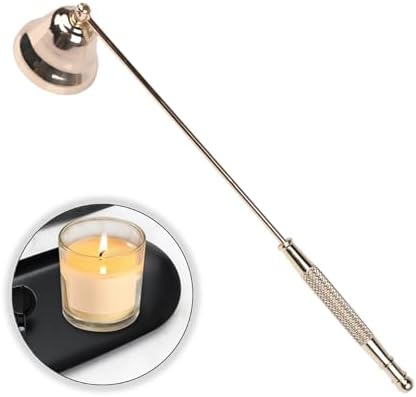 Ibluelover Bell Shaped Candle Snuffer Stainless Steel Extinguisher