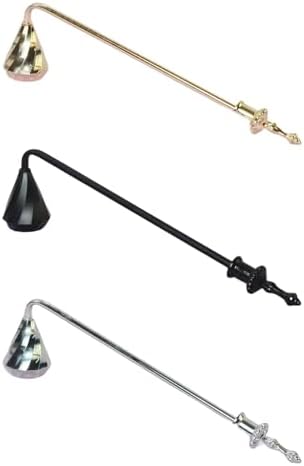 Candle Snuffer 2Pcs Metal Bell Shaped Stopper for Extinguishing Candles Safely