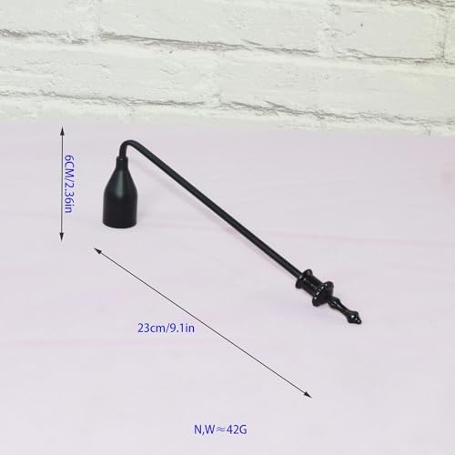 23cm Metal Candle Snuffer Wick Trimmer with Anti Slip Handle