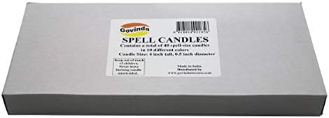 Govinda Spell Candles 40 Pack 4 Inch Taper