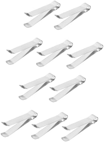 PRETYZOOM 10pcs Candle Extinguishing Clip Metal Wick Clamp for Safe Use