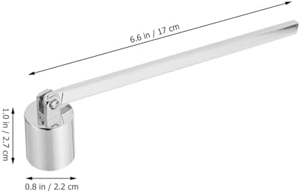VOSAREA 1pc Candle Snuffer Stainless Steel Wick Extinguisher Tool