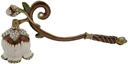 Essencedelight Flower Candle Snuffer Extinguisher with Long Handle