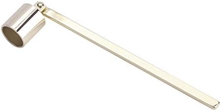 plplaaoo Gold Candle Snuffer with Wick Trimmer