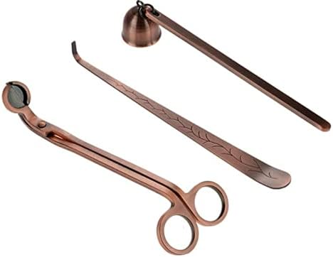 Beautiful Red Copper 4 in 1 Candle Care Kit