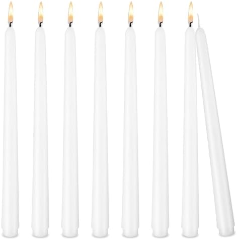8 Pack 10 Inch Smoke Free Cone Candles
