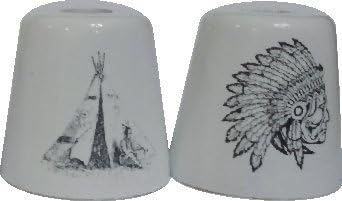 Eclipse Indian Porcelain Snuffers Set 2