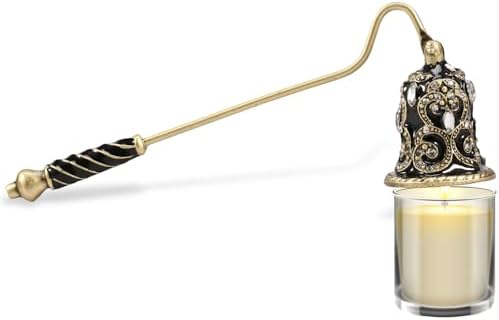 Retro Flower Shape Candle Snuffer with Long Handle